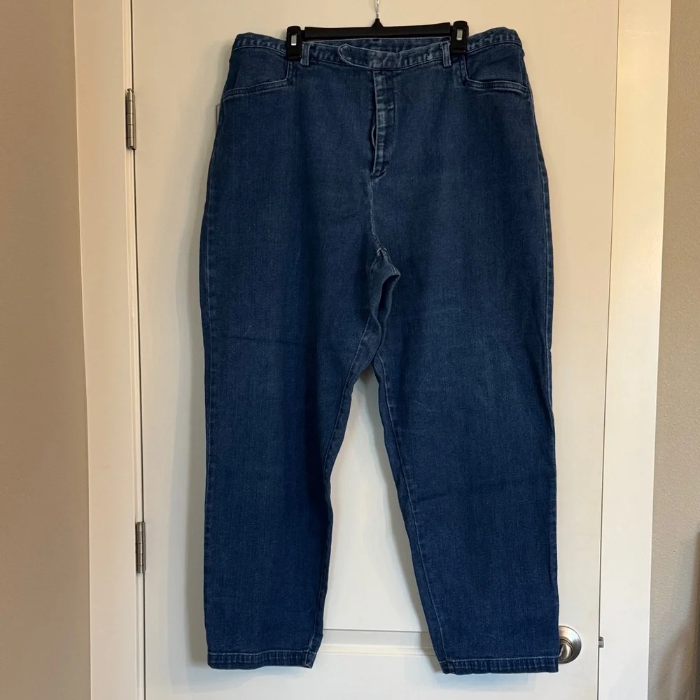 Westbound Indigo Straight Leg Jeans size 22W